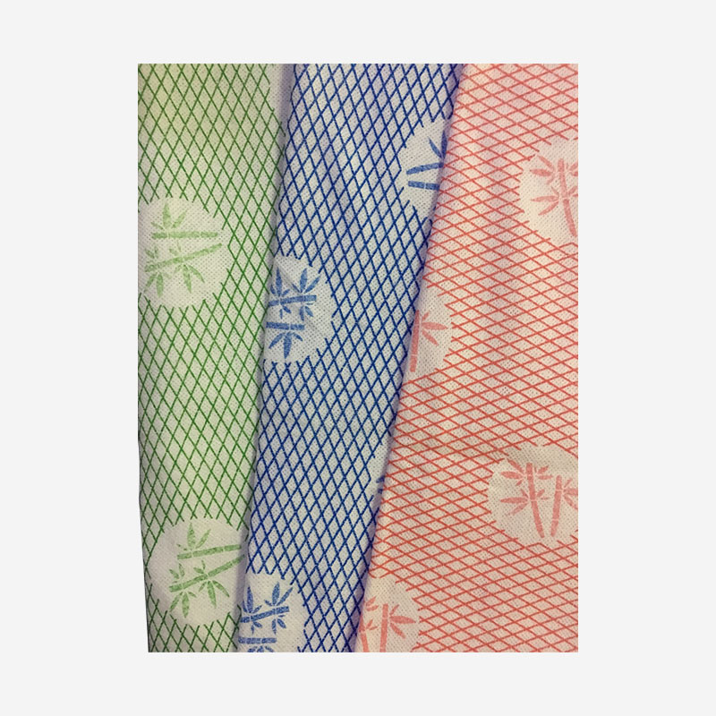 Cross Lapped Spunlace Nonwoven Fabric Flower Printing Wipes