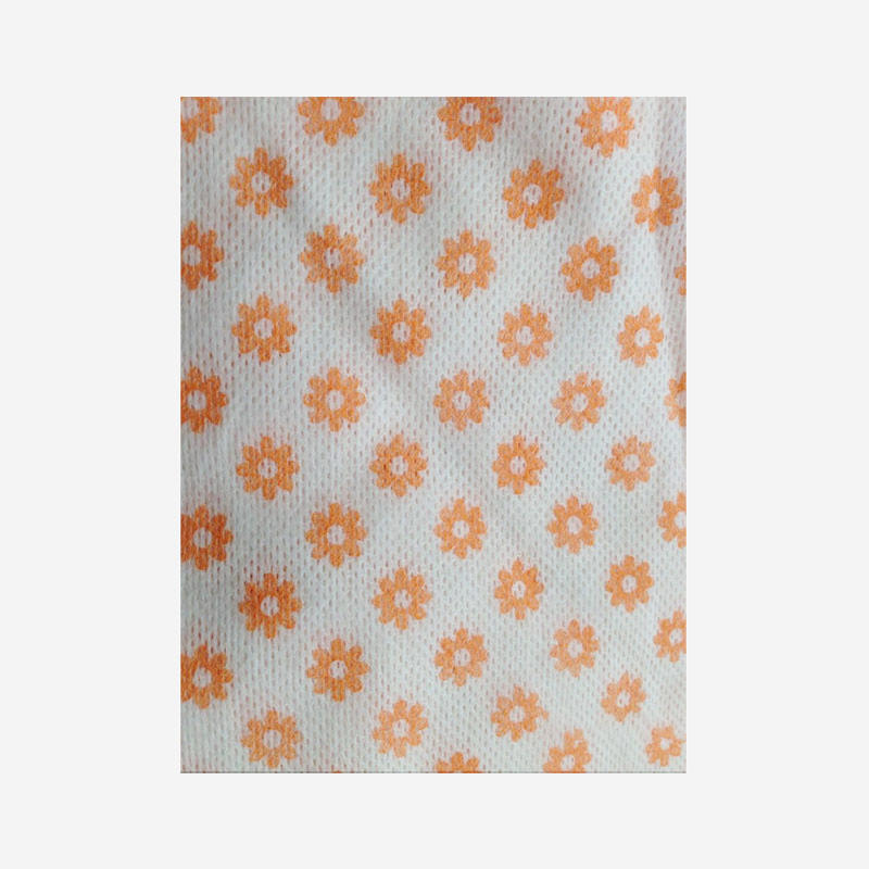 Super Absorbent Household Spunlace Nonwoven Fabric Flower Printing  Wipes