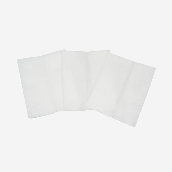 White Polyester Spunlace Nonwoven Fabric (Cross Lapping)-Embossed Type